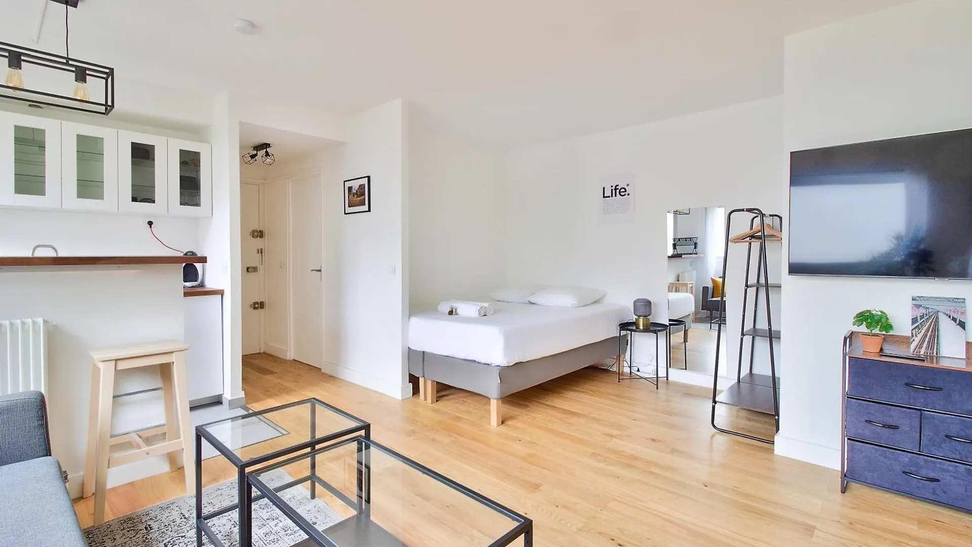 Apartmán T2 Moderne Proche Du Sacre-Coeur Et Gare Du Nord Paříž 0*,  Francie